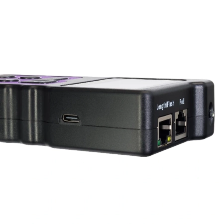 Многофункциональный кабельный тестер Ermenrich NetGeeks NP40, фиолетовый купить по низкой цене | МАКСПРОФИТ