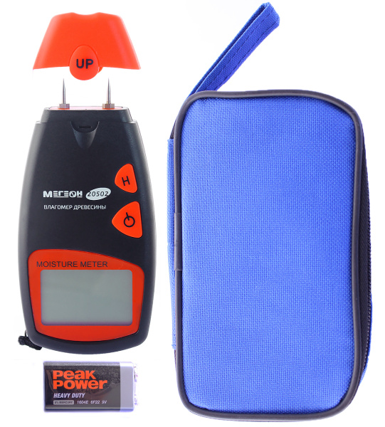 Измеритель влажности (влагомер) древесины МЕГЕОН 20502 купить по низкой цене | МАКСПРОФИТ