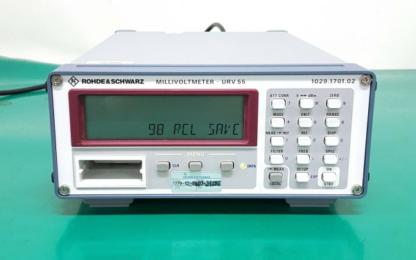 Милливольтметр Rohde & Schwarz URV55 (демонстрационный) купить по низкой цене | МАКСПРОФИТ